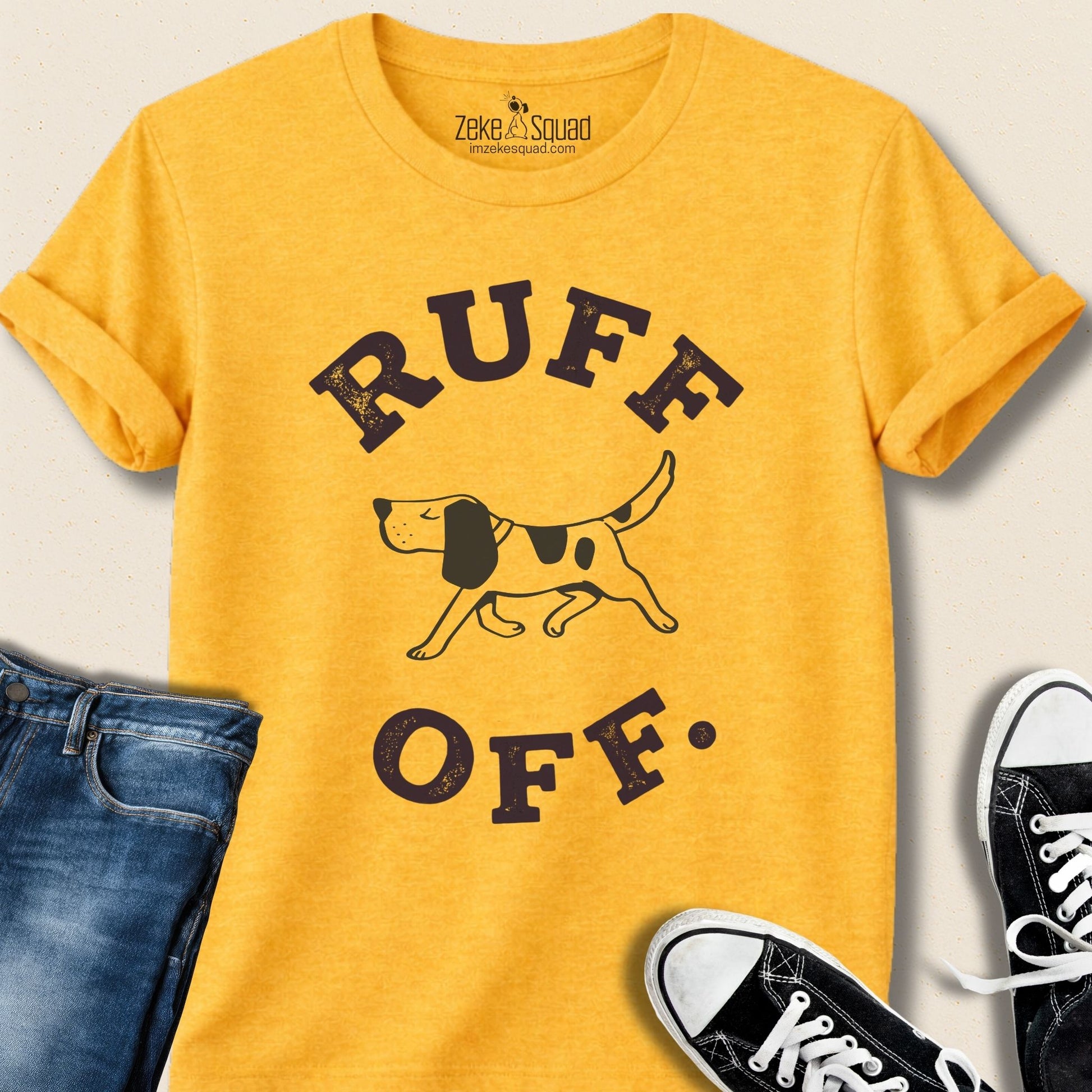 Ruff Off Vintage T-shirt - Zeke Squad