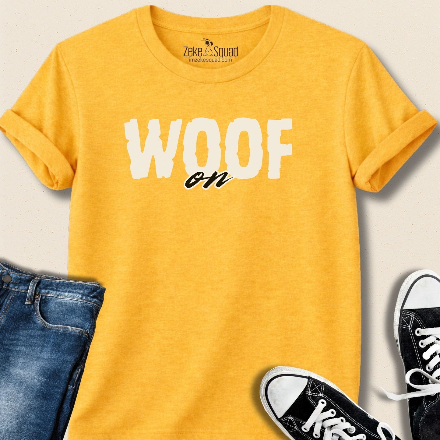 Woof On T-shirt