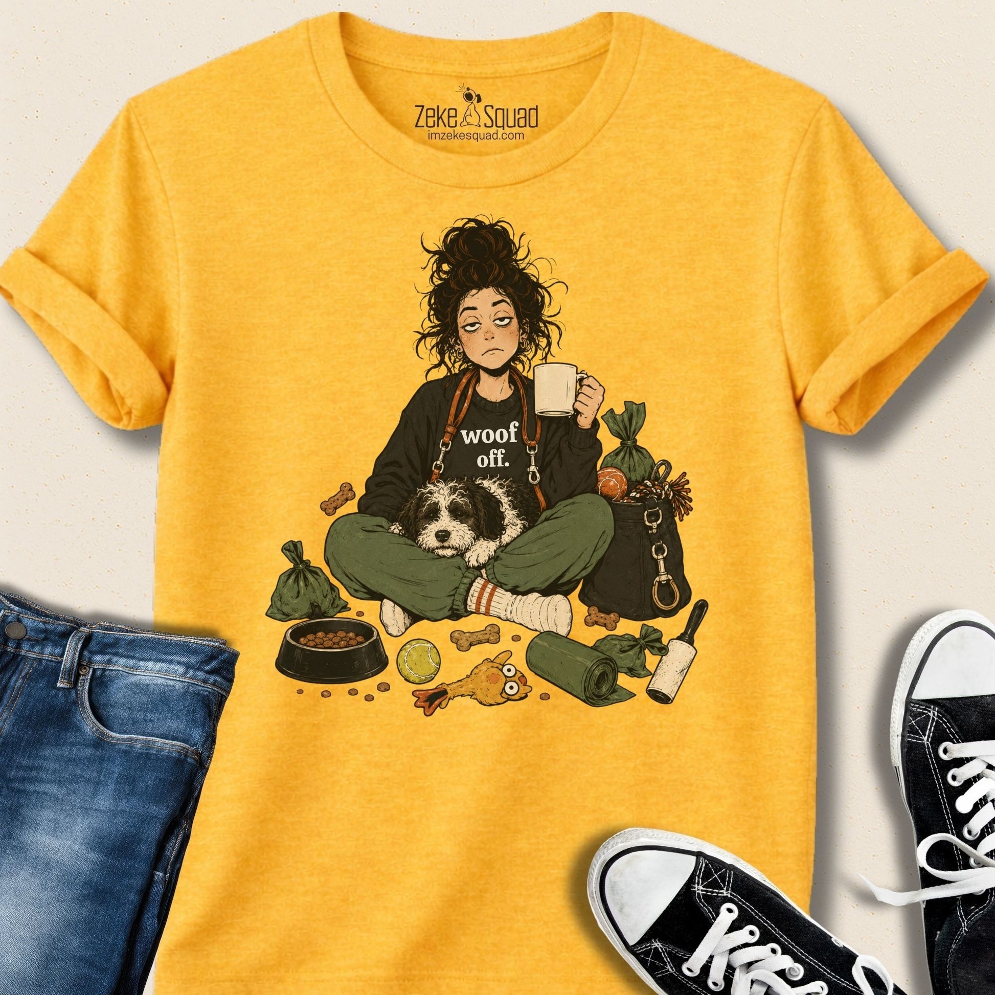 Poop Bag Lady T-shirt - Zeke Squad