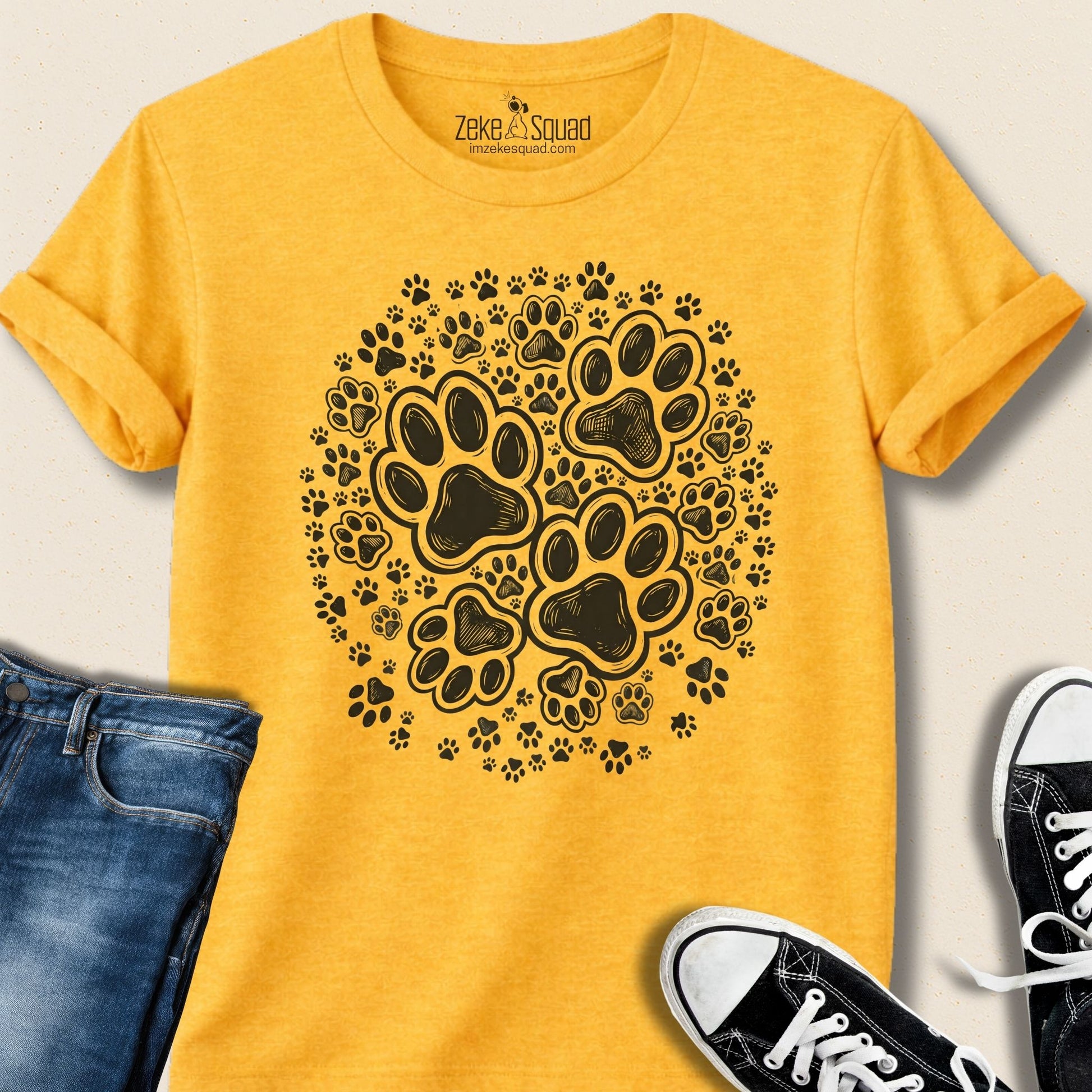 All Paws T-shirt - Zeke Squad