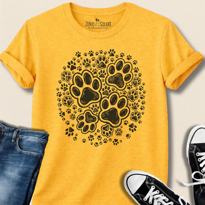 All Paws T-shirt - Zeke Squad