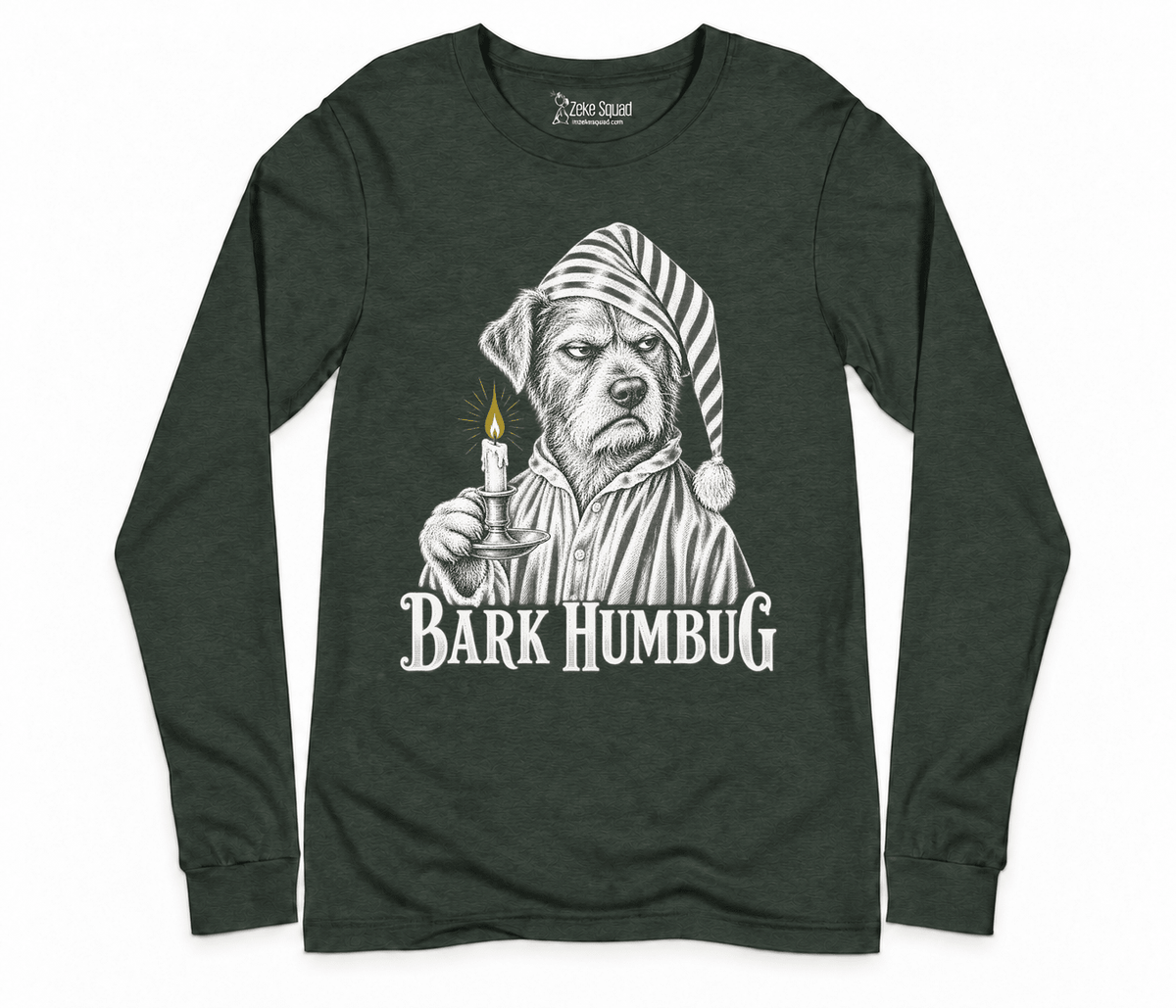 Bark Humbug Long Sleeve T-shirt - Zeke Squad