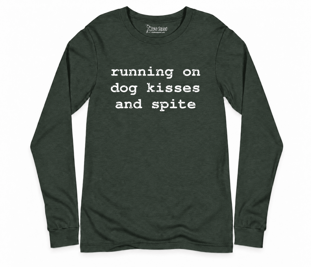 Dog Kisses Long Sleeve T-shirt - Zeke Squad