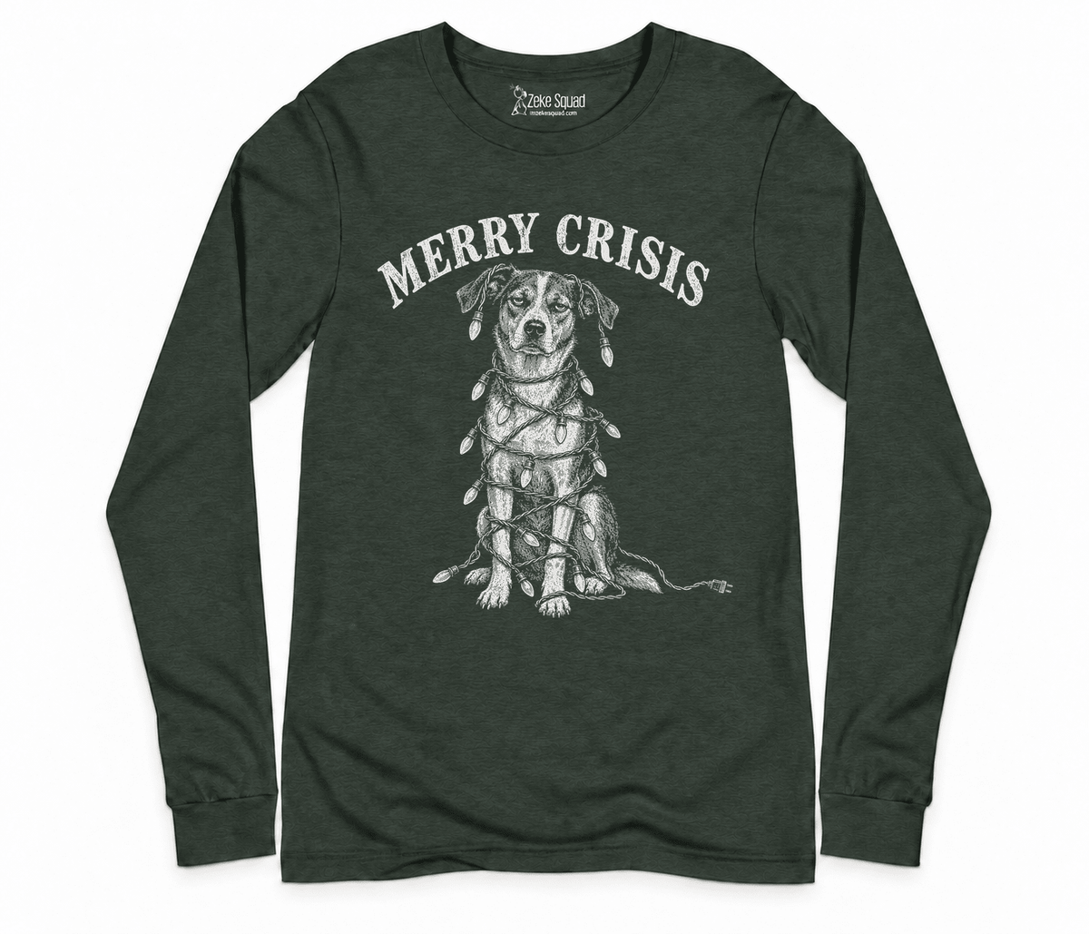 Merry Crisis Long Sleeve T-shirt - Zeke Squad