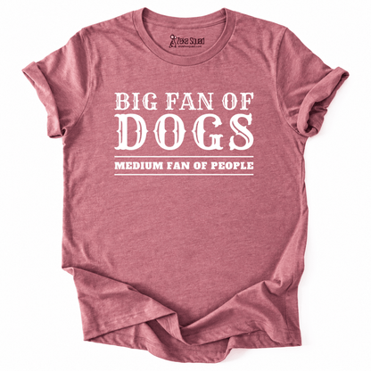 Big Fan of Dogs T-shirt - Zeke Squad
