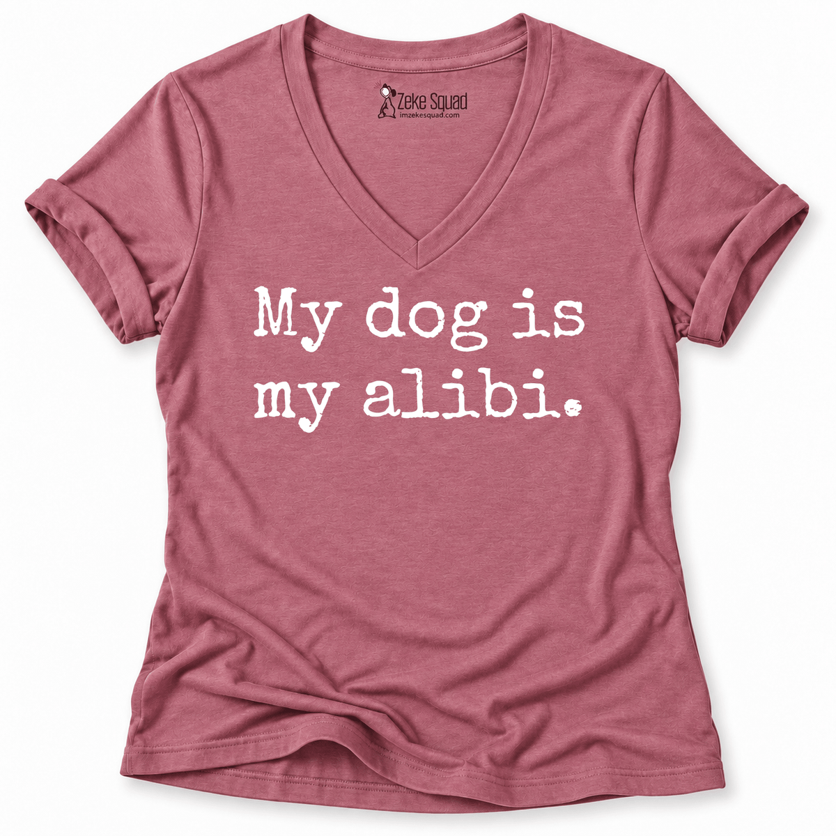 Alibi Women's V-neck - Zeke Squad