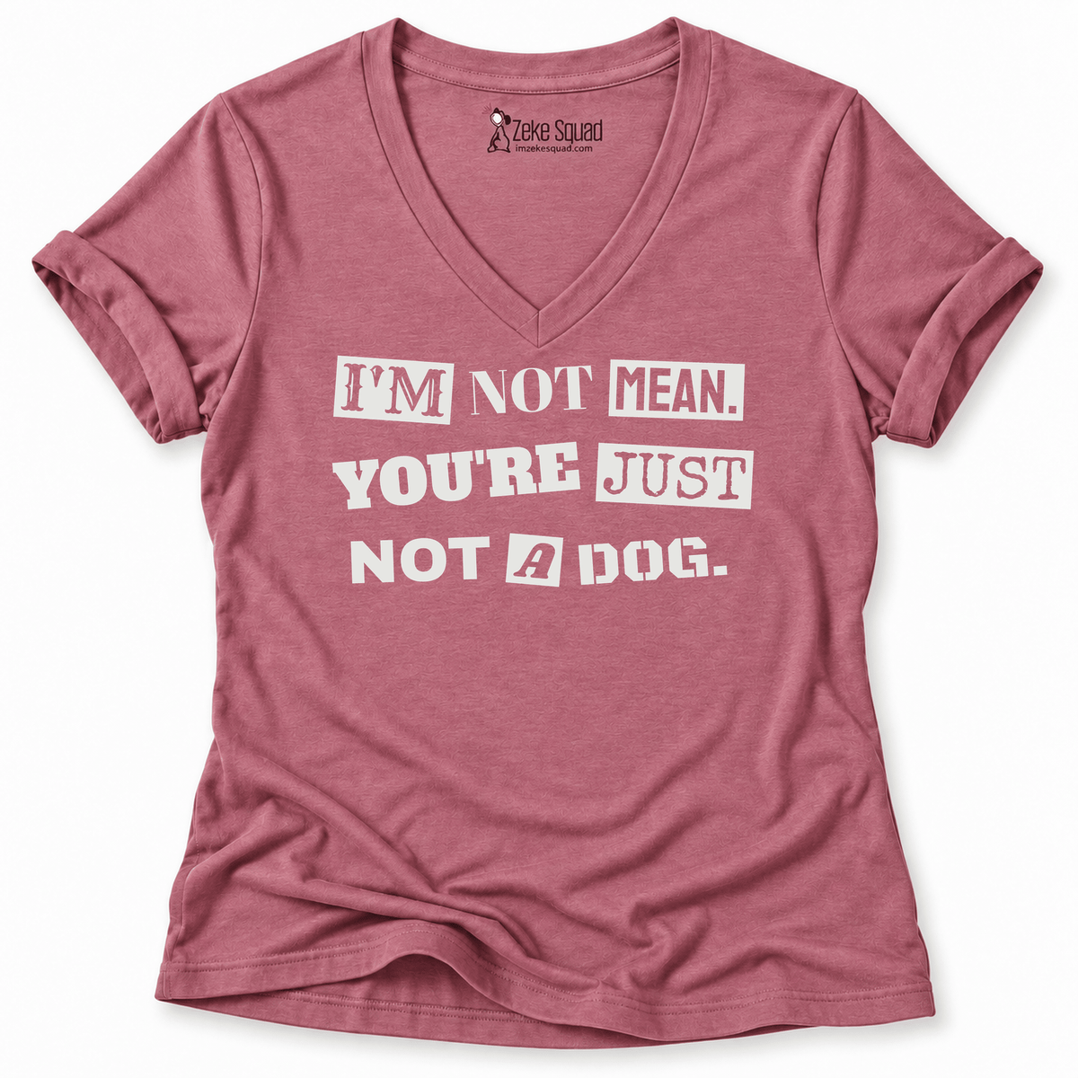 Ransom Note Women's V-neck - Zeke Squad