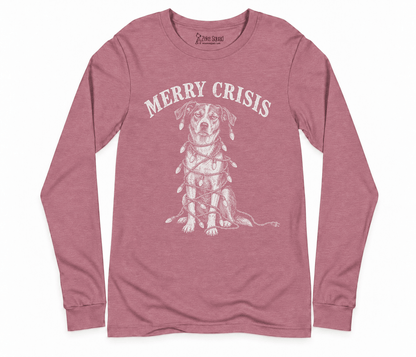 Merry Crisis Long Sleeve T-shirt - Zeke Squad