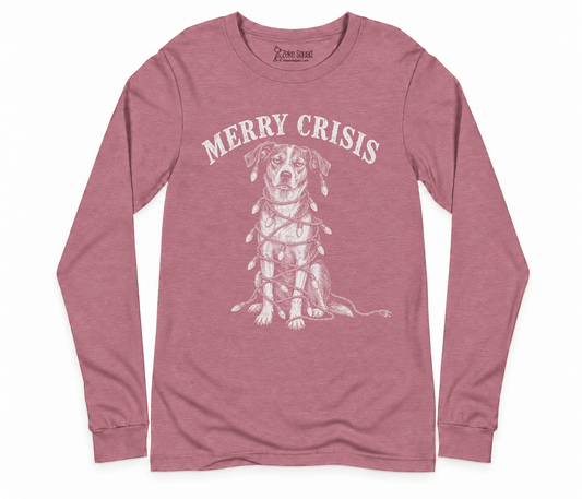 Merry Crisis Long Sleeve T-shirt - Zeke Squad