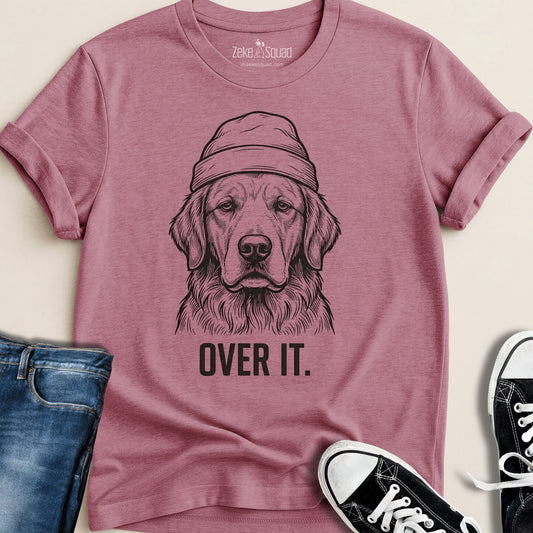 Over It. Dog Person T-shirt - Zeke Squad