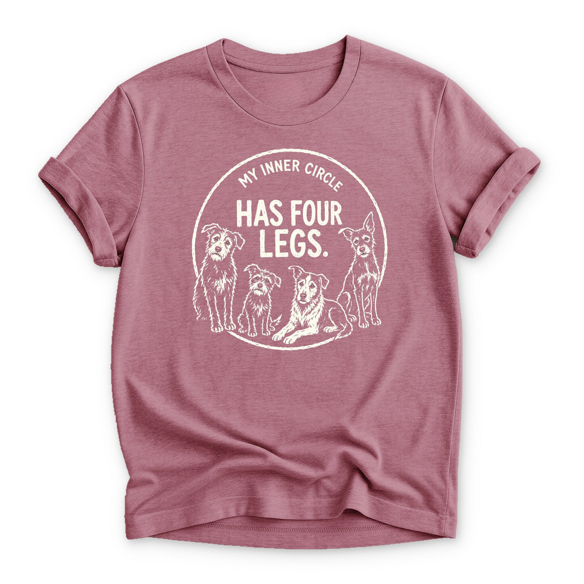 My Inner Circle Has Four Legs T-shirt - Zeke Squad