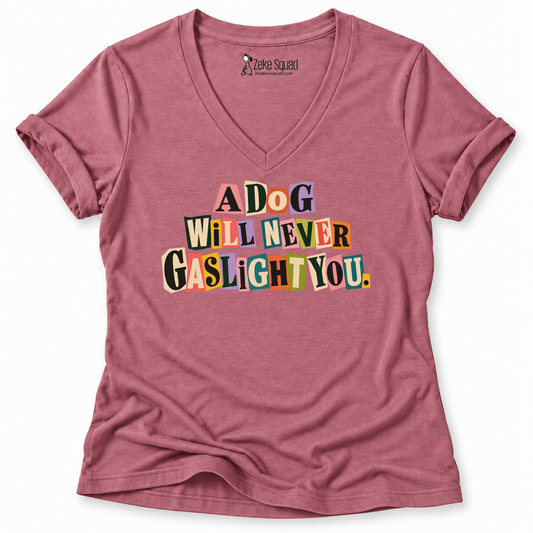 Gaslight Women's V-neck - Zeke Squad
