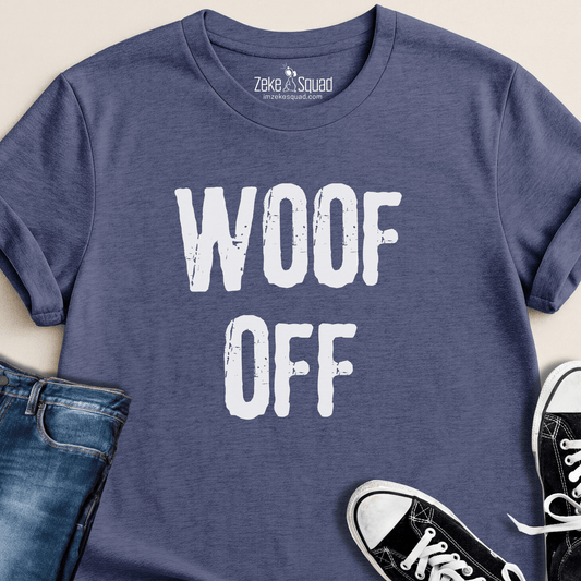 Woof Off Grunge T-shirt - Zeke Squad