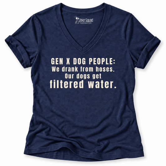 Gen X People Women's V-neck - Zeke Squad