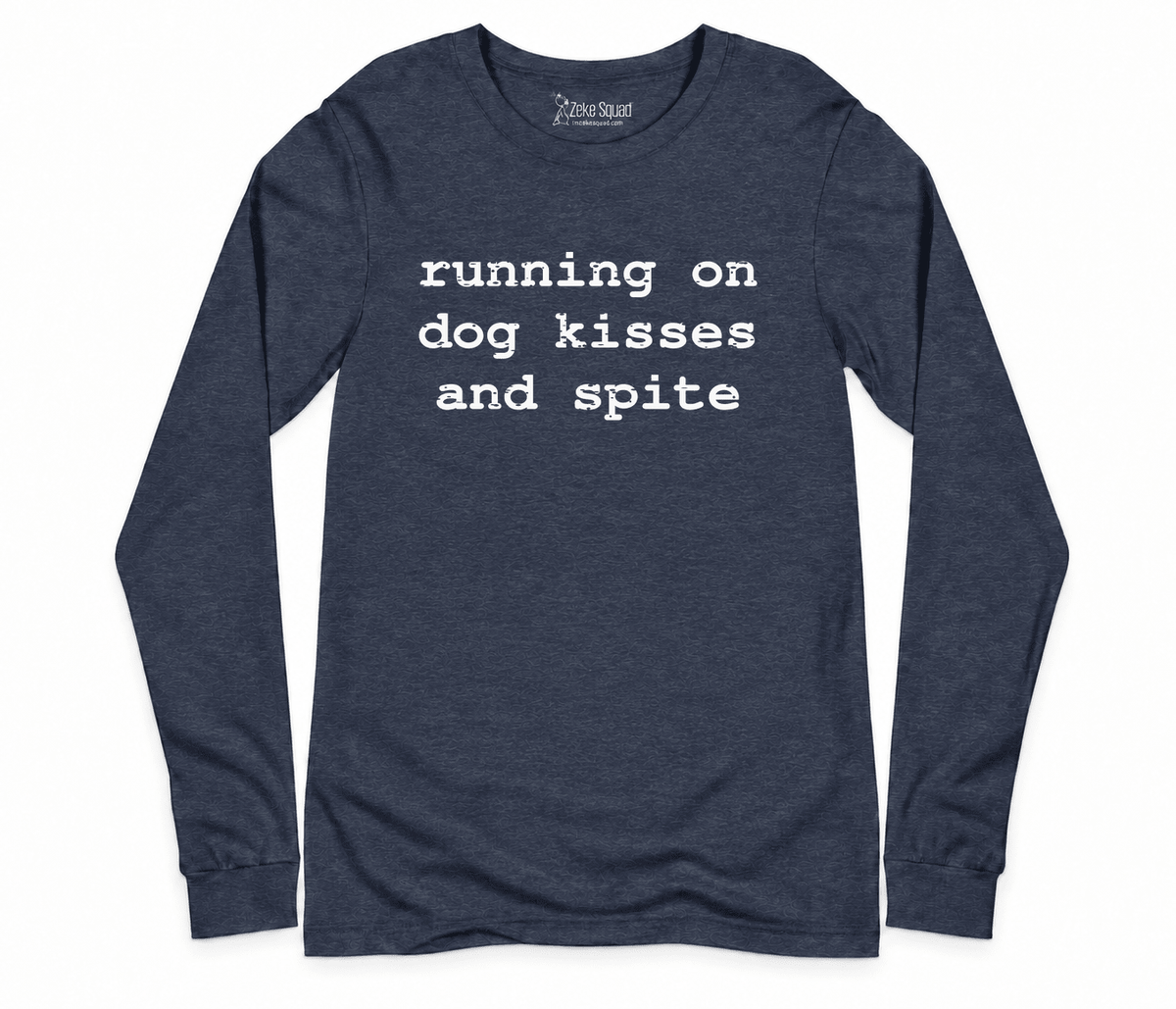 Dog Kisses Long Sleeve T-shirt - Zeke Squad