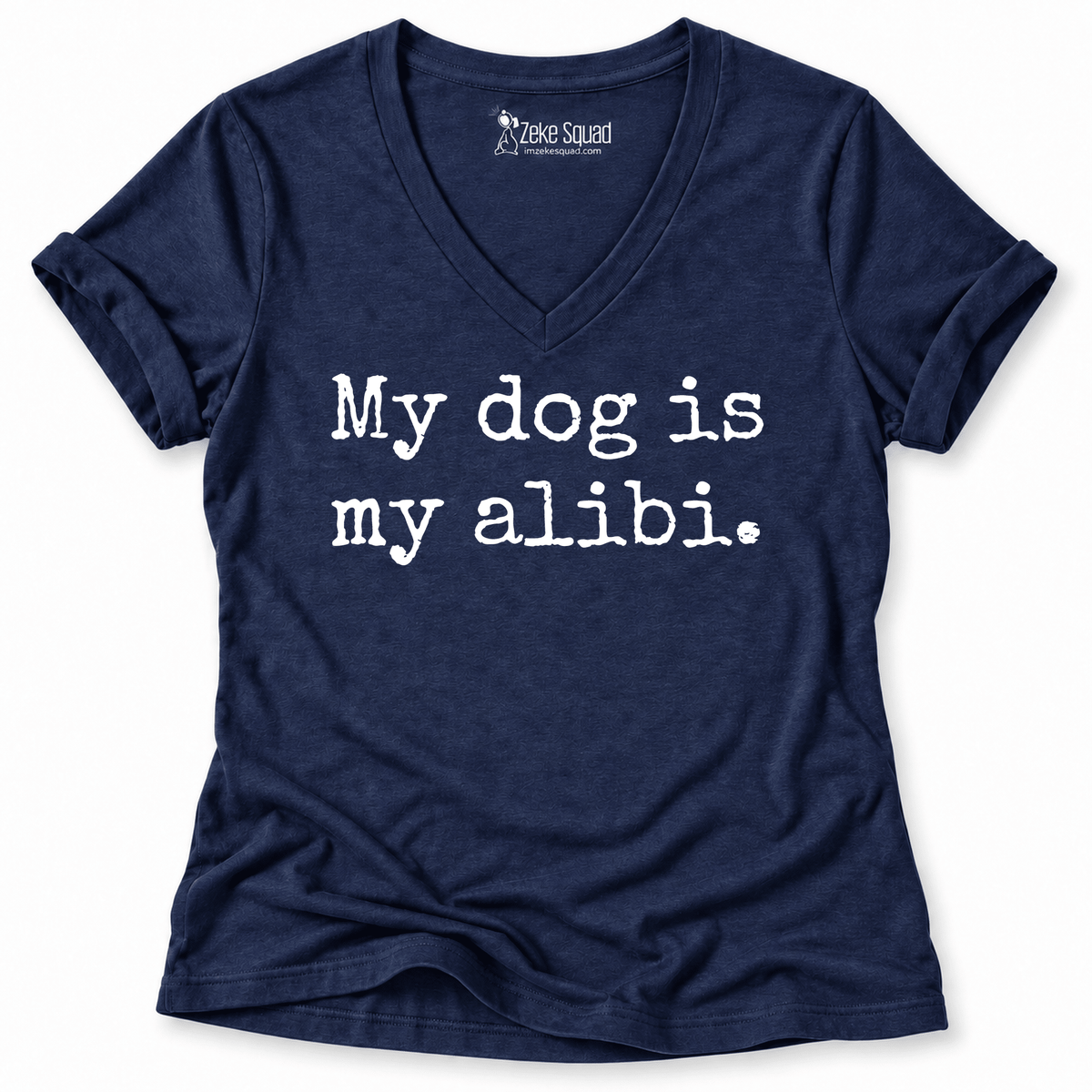 Alibi Women's V-neck - Zeke Squad