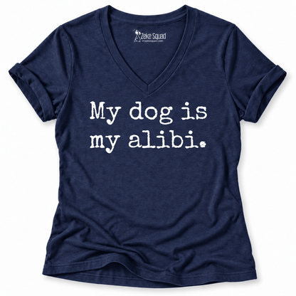 Alibi Women's V-neck - Zeke Squad