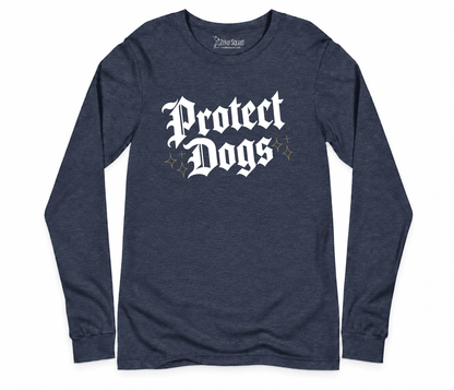 Protect Dogs Long Sleeve T-shirt - Zeke Squad