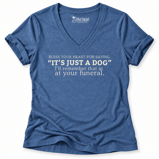 Bless Women's V-neck - Zeke Squad