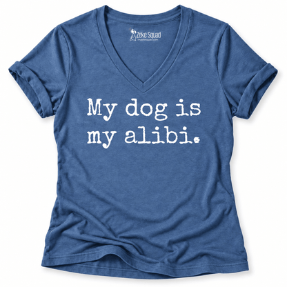 Alibi Women's V-neck - Zeke Squad