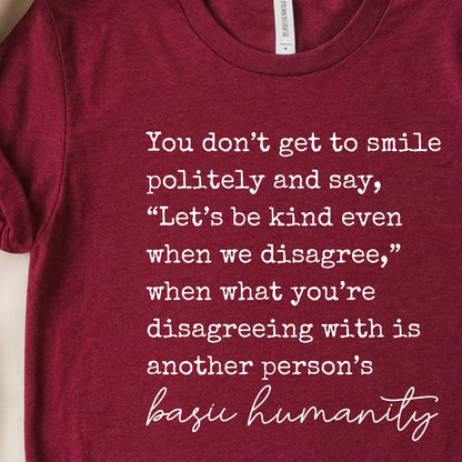 You Don't Get To | Unisex Graphic T-shirt - Zeke Squad