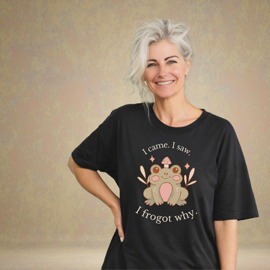 I Came I Saw I Frogot Why T-shirt - Zeke Squad