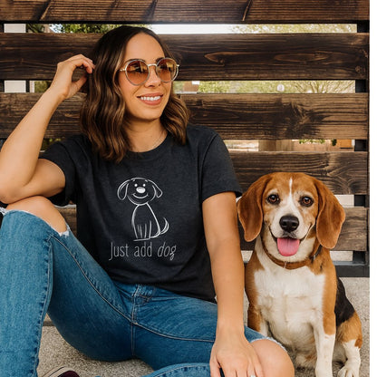 Just Add Dog T-Shirt - Zeke Squad