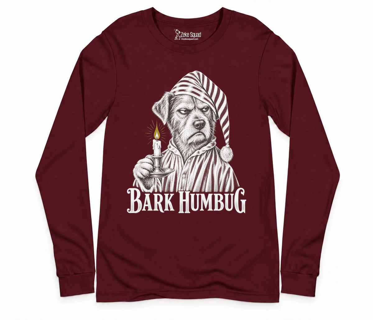 Bark Humbug Long Sleeve T-shirt - Zeke Squad