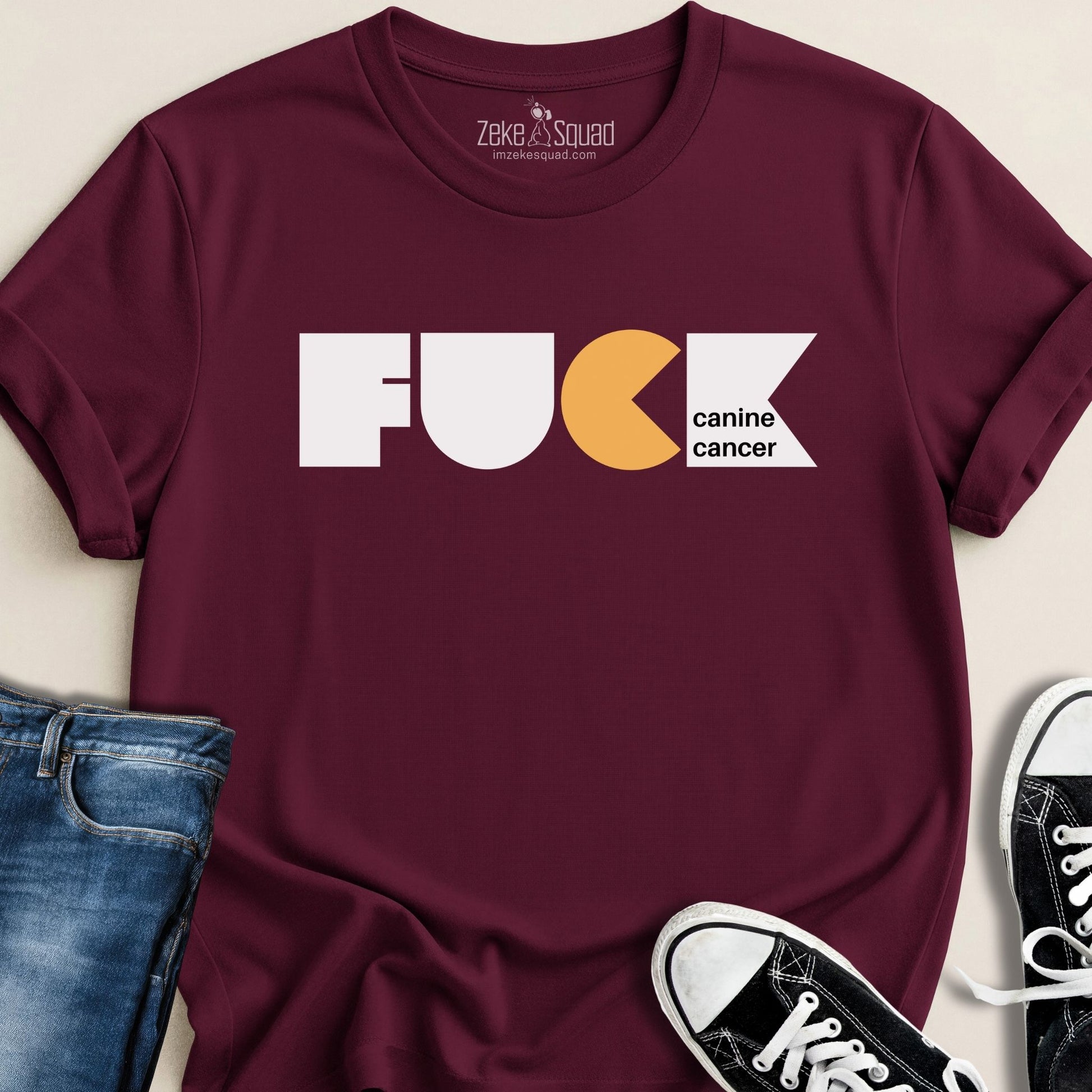 F*CK Canine Cancer 2.0 T-shirt - Zeke Squad