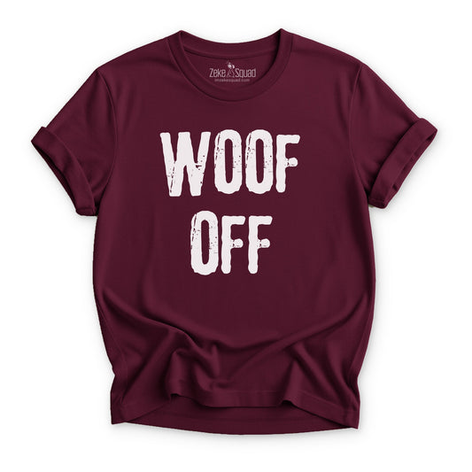 Woof Off Grunge T-shirt - Zeke Squad