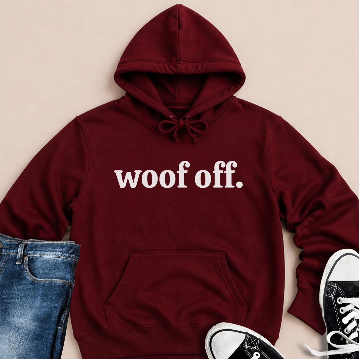 Woof Off. Hoodie - Zeke Squad