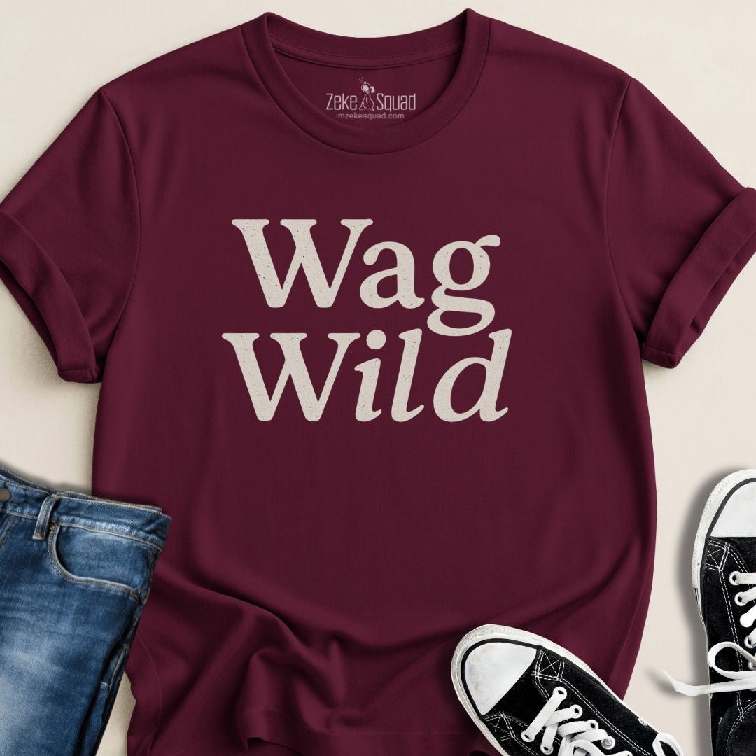 Wag Wild Dog Lover T-shirt - Zeke Squad