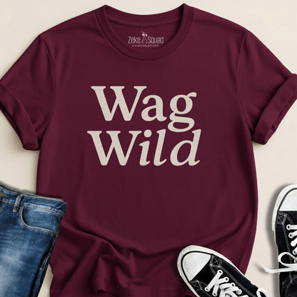 Wag Wild Dog Lover T-shirt - Zeke Squad