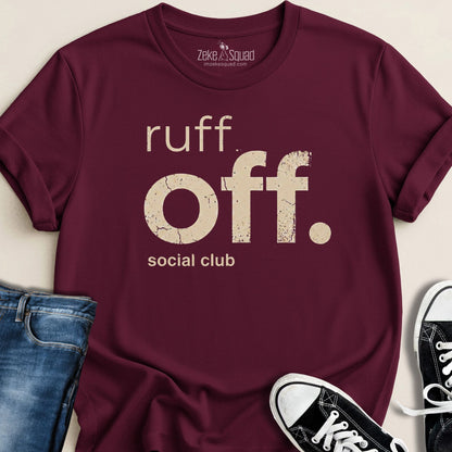 Ruff Off Social Club T-shirt - Zeke Squad