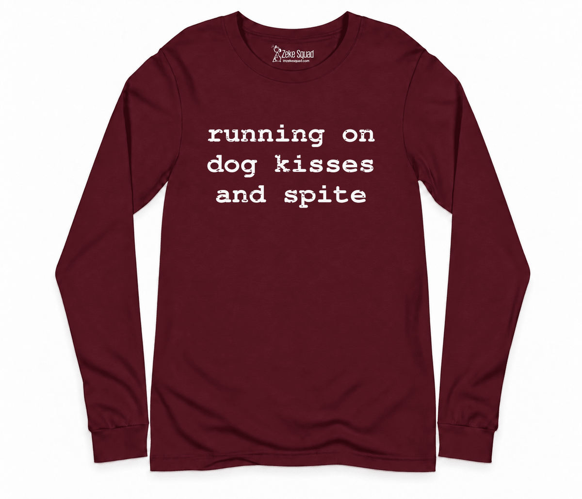 Dog Kisses Long Sleeve T-shirt - Zeke Squad