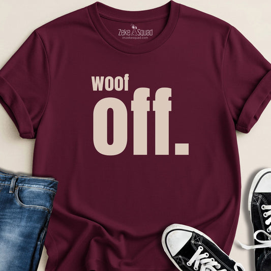 Woof off 2.0 T-shirt - Zeke Squad