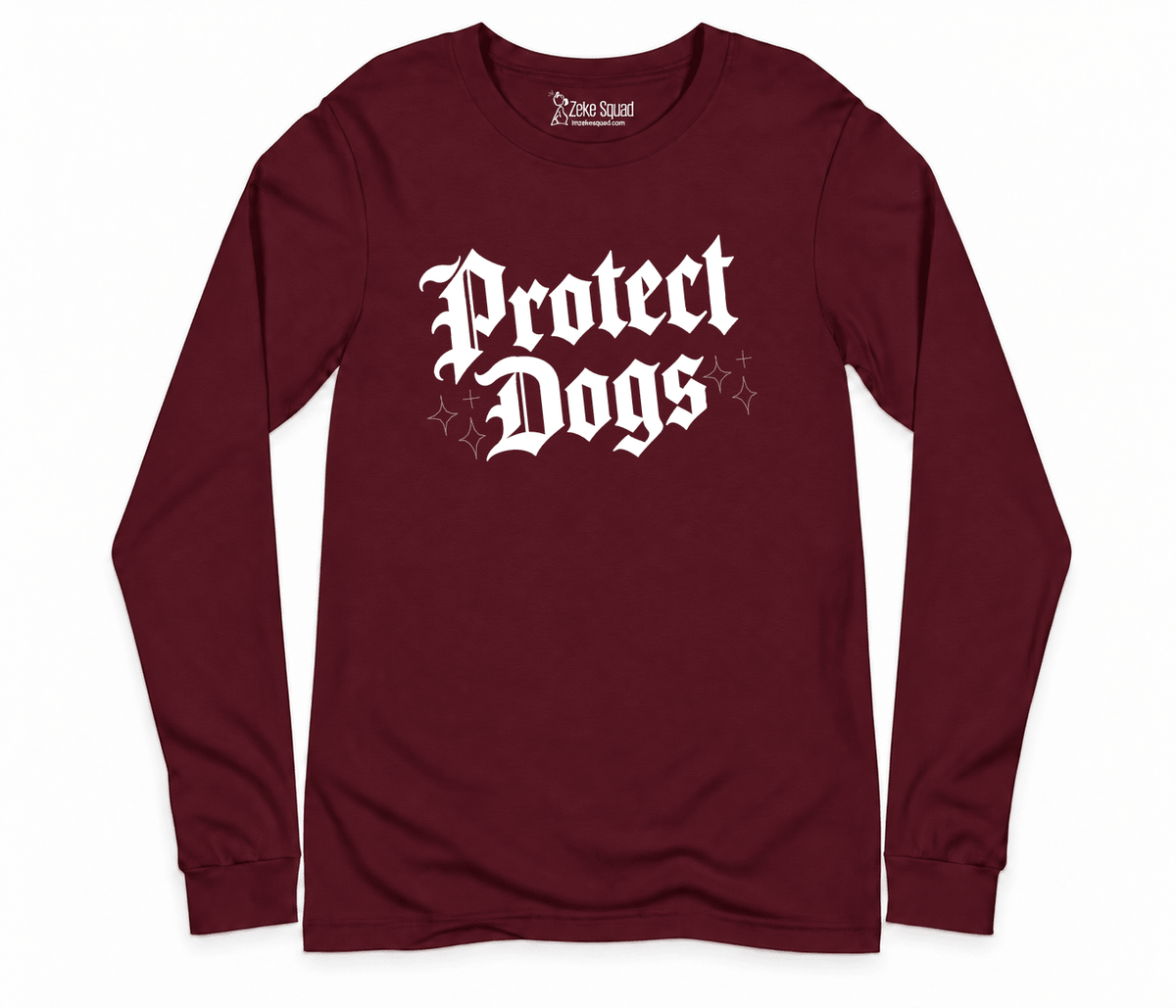 Protect Dogs Long Sleeve T-shirt - Zeke Squad
