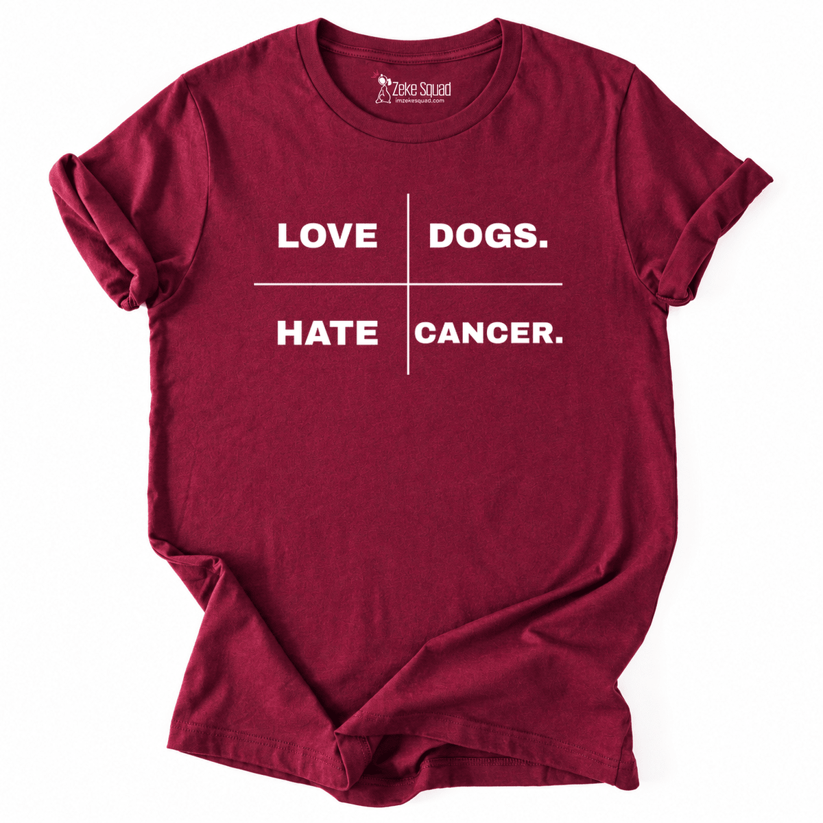 Hate Cancer T-shirt - Zeke Squad