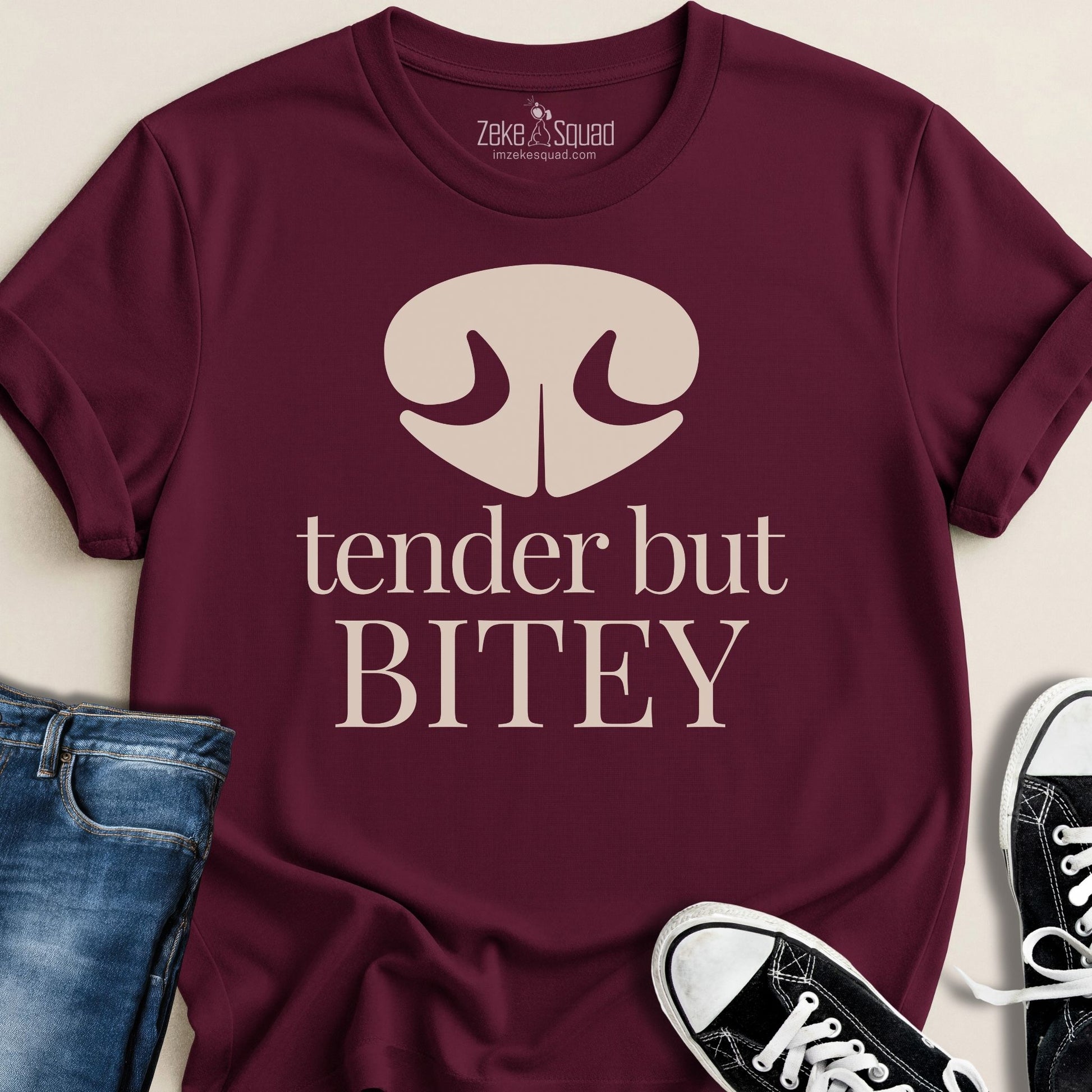 Tender but Bitey T-shirt - Zeke Squad