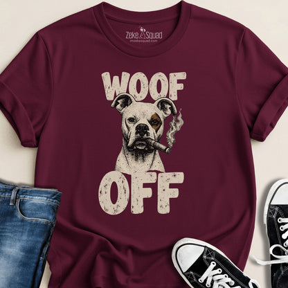 Woof Off ft. Zeke in Business Casual T-shirt - Zeke Squad