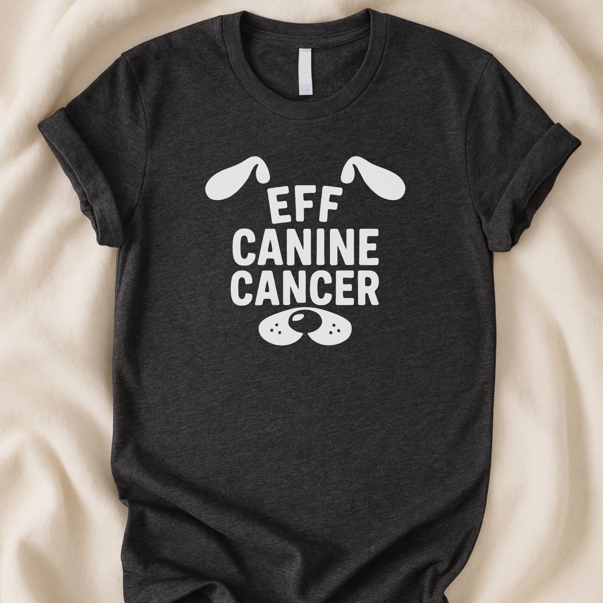 Eff Canine Cancer T-Shirt | Bold Dog Cancer Awareness Tee – Zeke Squad - Zeke Squad