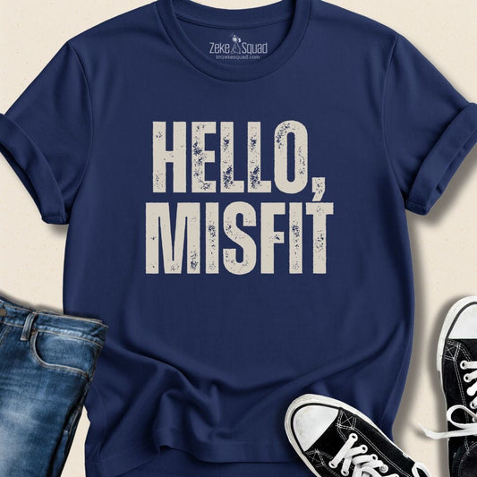 Hello, Misfit T-shirt - Zeke Squad