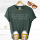 Unisex Zeke Squad T-shirt with the phrase “Not everyone had a safe childhood, but I had a dog” for dog lovers and survivors.