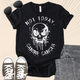 Unisex Zeke Squad T-shirt with the bold statement “Not today, Canine Cancer” for awareness and advocacy.
