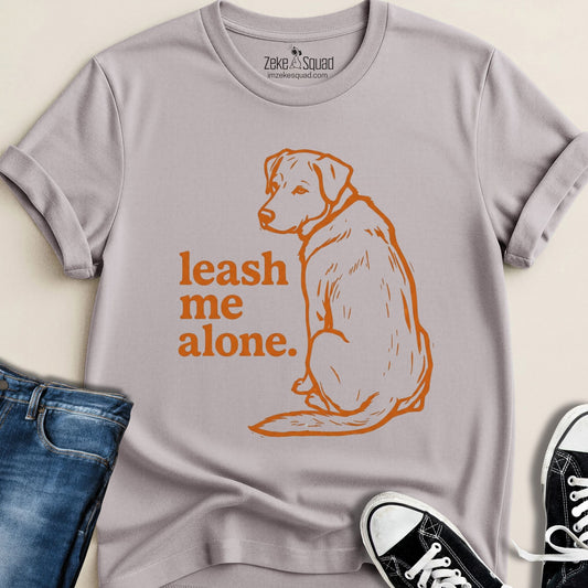 Leash Me Alone Pup T-shirt - Zeke Squad