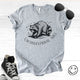 Unisex Zeke Squad T-shirt with a funny raccoon-inspired design, playing into the trending popularity of raccoon graphics.