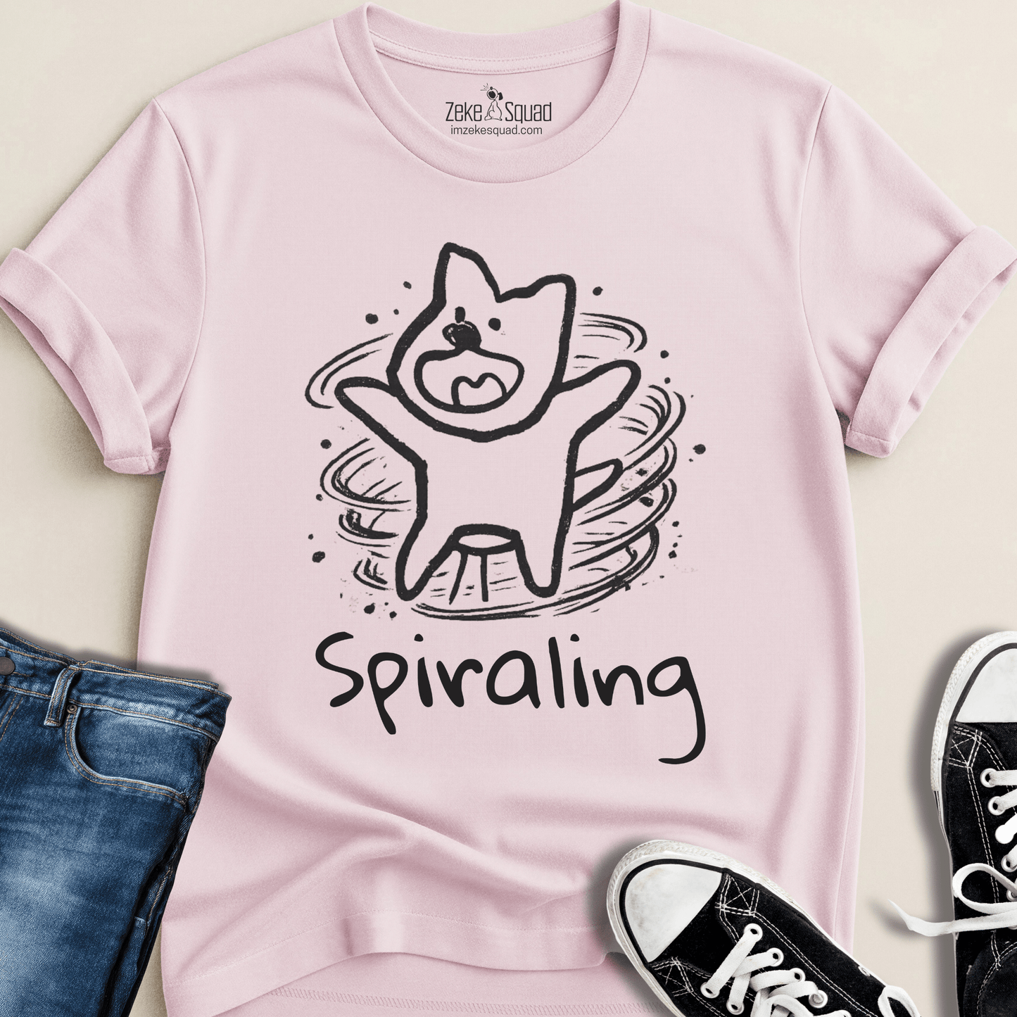 Spiraling T-shirt - Zeke Squad