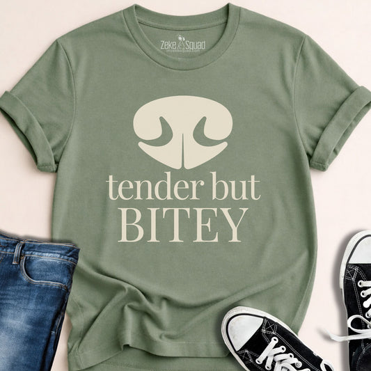 Tender but Bitey T-shirt - Zeke Squad