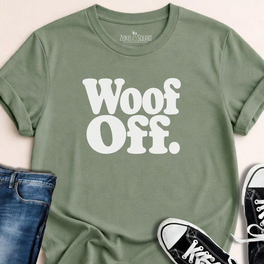 Woof Off Bold T-shirt
