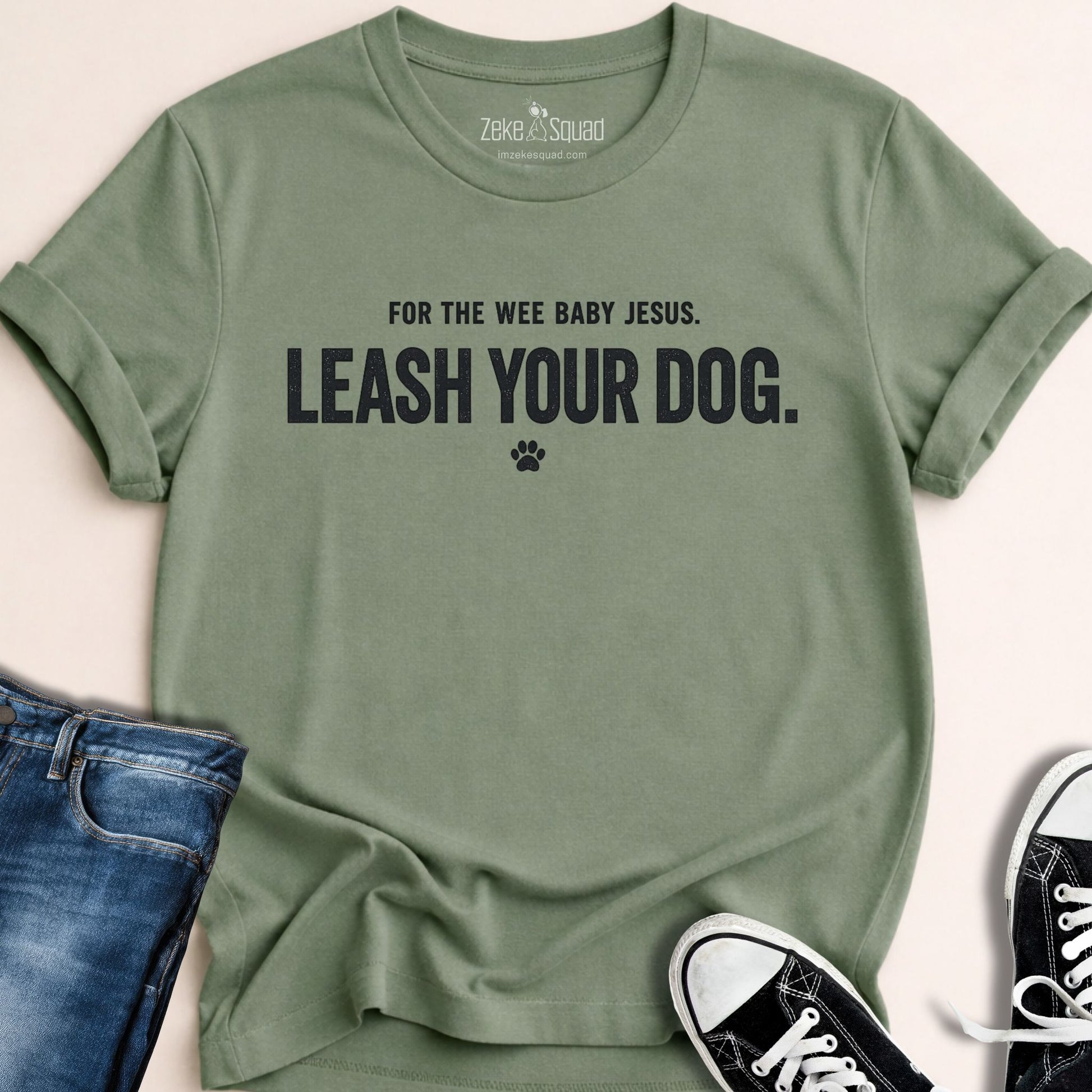 For the Wee Baby Jesus T-shirt - Zeke Squad